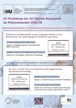 Plakat KI-Workshops