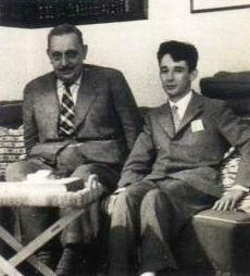 Tomasi di Lampedusa (l.), Gioacchino Lanza, 1956